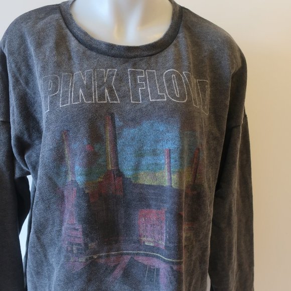 NWT Womens Rock by Junk Food Clothing Collection Gray Pink Floyd Sweatshirt XL * - Picture 5 of 13